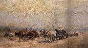 Nicolae Grigorescu The Return from the Fair oil painting reproduction